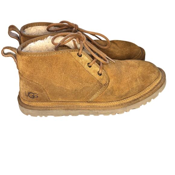 UGG Women's Neumel Chestnut Lace Up Boot - size 9 - Picture 1 of 10
